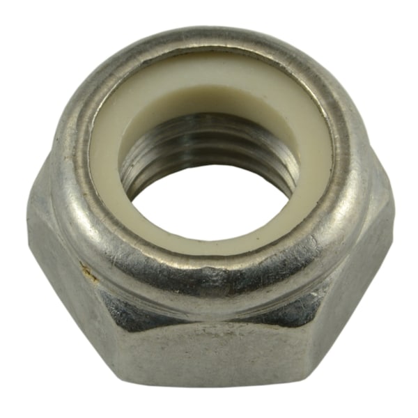 Midwest Fastener Nylon Insert Lock Nut, M12-1.75, A2 Stainless Steel, Not Graded, 3 PK 75666 - main